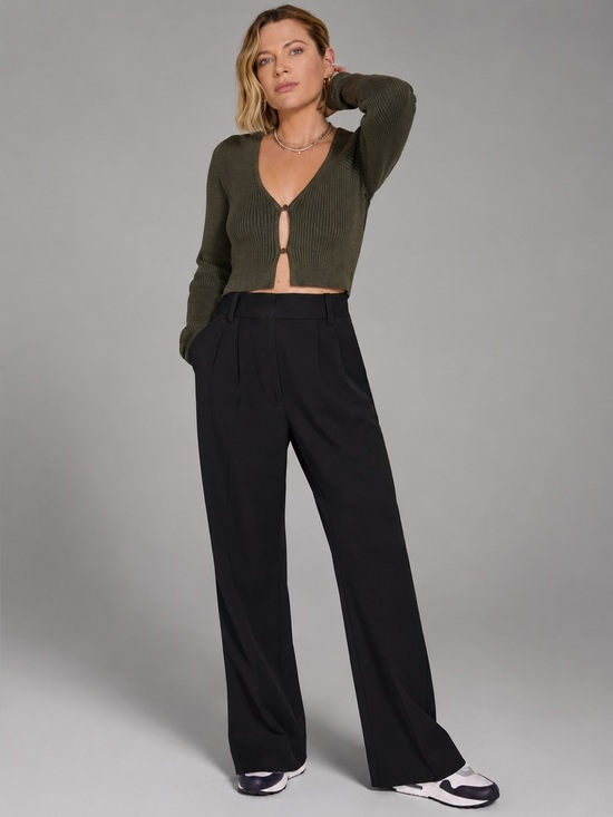 Favorite Daughter Pants - Favorite Daughter The Favorite Pant The Petite Pant High Waist Size 12 Black